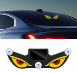 AutoBizarre Wireless Triangle Window Devil Eye Shaped LED Light Solar Powered Demon Eye Light For Car Windshield Universal for All Cars, SUV’s