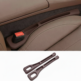 AutoBizarre 2 in 1 Car Gap Cushion Center Console Gap Filler Seat Pad Seat Side Cushion Organizer with Mobile Holder & Card/Key Holder For all Cars - Set of 2 pcs
