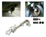 AutoBizarre Car Turbo Sound Exhaust Pipe Silencer Aluminium Whistle Car Blow Off Valve Tip Simulator Universal for All Cars, Bikes, Vans, etc