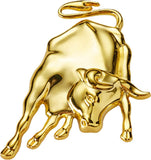 AutoBizarre 3D Raised Ox Bull Metal Monogram Emblem Badge Sticker for All Cars & Bikes