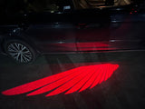 AutoBizarre Car ORVM Side Rear View Mirror Angel Wing Projector Light/Shadow LED Light/Ghost Light/Welcome Lights Universal for All Cars