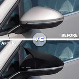 AutoBizarre Batman style ABS Set of 2Pcs Car ORVM Rear View Side Mirror Cover Shell With Light Cut/Slot for Car Styling & Decoration Compatible with Maruti Swift 2018-2025