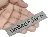 AutoBizarre 3D Raised Limited Edition Metal Monogram Emblem Badge Sticker for All Cars & Bikes