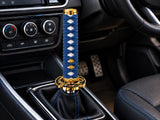 AutoBizarre Samurai Sword Shaped Car Gear Shift Knob Katana Style Personalised Gear Shifter Handle for All Cars