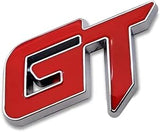 AutoBizarre 3D Raised GT Metal Monogram Emblem Badge Sticker for All Cars & Bikes
