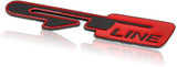 AutoBizarre 3D Raised GT Line Metal Monogram Emblem Badge Sticker for All Cars & Bikes