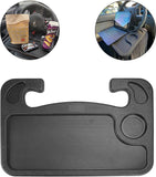 AutoBizarre Multipurpose Car Steering Wheel Desk For Eating and Working with Cup Stand Slot and Pen Slot for All Cars & Vans