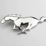 AutoBizarre 3D Raised Mstang Horse Metal Monogram Emblem Badge Sticker for All Cars & Bikes