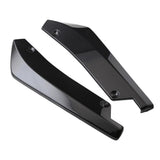 AutoBizarre Car Rear Bumper Lip Diffuser Splitter Car Corner Canard Protector Side Skirt Extension Universal for All Cars – Set of 2 Pcs