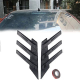 AutoBizarre Car Styling Decorative ABS Car Windshield/Side Fender Vents Air Flow Duct Wings Universal for All Cars
