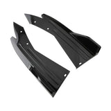 AutoBizarre Glossy Black Car Rear Bumper Lip Diffuser Splitter Canard Protector Universal for All Cars - Set of 2 pcs