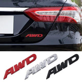 AutoBizarre 3D Raised AWD Metal Monogram Emblem Badge Sticker for All Cars & Bikes
