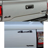AutoBizarre 3D Raised Matte Black Metal 4x4 Emblem Badge Sticker for All Cars
