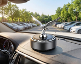 AutoBizarre Solar Powered Car Air Freshener Rotating Eagle Figurine Perfume For Car Dashboard