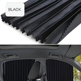 AutoBizarre 4 Pcs Magnetic Car Sunshade Side Window Foldable Privacy Curtains for Sun Protection & Heat Reduction Car Interior Accessory Universal for All Cars