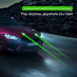 AutoBizarre Car Anti-Collision Anti-Tailgating 2 Pcs Car Exterior Roof Laser Warning Light Green Laser Vehicle Remote Pilot Light Universal for All Cars, Bikes, Vans, Trucks, SUVs, etc.