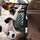 AutoBizarre 3-Layer Stretchable Pet Barrier Safety Net Mesh Organizer For All Cars Vans & Trucks
