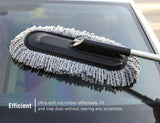 AutoBizarre Multipurpose Extendable Microfiber Duster Cleaner For Car Interior and Exterior Cleaning and Washing for Car All Cars Vans & Trucks