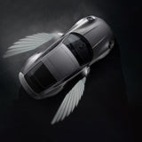 AutoBizarre Car ORVM Side Rear View Mirror Angel Wing Projector Light/Shadow LED Light/Ghost Light/Welcome Lights Universal for All Cars