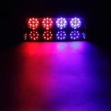 AutoBizarre 12V Car Dash Emergency Warning Strobe Red Blue Flasher Windshield Sucker 36 LED light with Multiple Flashing Modes with remote control For All Cars, Emergency Vehicles, etc.