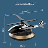 AutoBizarre Solar Powered Rotating Fan Helicopter Design Car Air Freshener Car Dashboard Accessory For Car Interior Decoration For All Cars