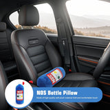 AutoBizarre Car Backrest Pillow NOS Nitrous Oxide Bottle Shaped Plush Toy Gift Pillow Car Cushion for Comfortable Driving, Office, Home & Car Decor