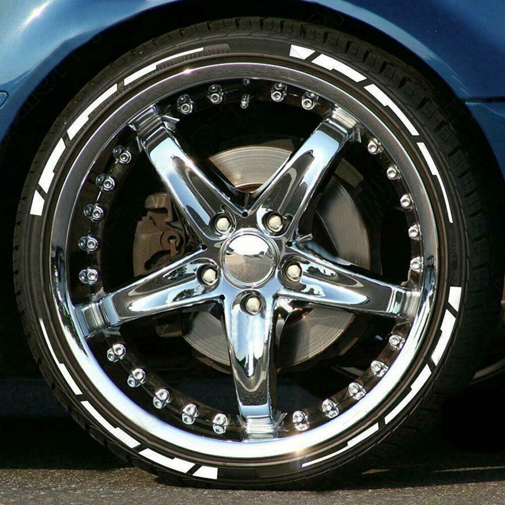 Defulter Sticker AutoBizarre DIY White Blade Style 3D Letters Rubber Tyre Stickers Kit