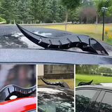 AutoBizarre 2 Pcs Dragon Horn Seeng Shaped Car Roof Decal Creative Devil Horn for Car Exterior Modification & Decoration Universal for all Cars, Bikes, Vans, SUV, etc.