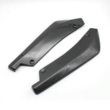 AutoBizarre Car Rear Bumper Lip Diffuser Splitter Car Corner Canard Protector Side Skirt Extension Universal for All Cars – Set of 2 Pcs