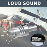 AutoBizarre Car Turbo Sound Exhaust Pipe Silencer Aluminium Whistle Car Blow Off Valve Tip Simulator Universal for All Cars, Bikes, Vans, etc