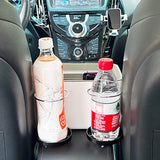 AutoBizarre Multifunctional Car Armrest Storage Box with 2 Foldable Cup Holders / Glass Holder , Tissue Paper Dispenser , Mobile Holder , Storage Pocket