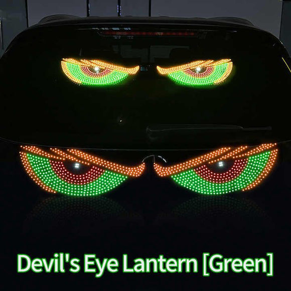 AutoBizarre Devil Eyes LED Lights for Car Windshield Led Panel with USB for Car Rear Window Universal for All Cars, Vans, Trucks, etc