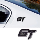 AutoBizarre 3D Raised GT Metal Monogram Emblem Badge Sticker for All Cars & Bikes