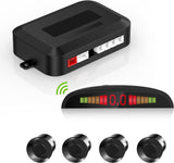 AutoBizarre Reverse Parking Sensor Kit with 4 Parking Sensors, LED Distance Display with Sound Warning For All Cars Vans & Trucks