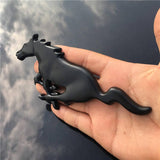 AutoBizarre 3D Raised Mstang Horse Metal Monogram Emblem Badge Sticker for All Cars & Bikes