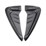 AutoBizarre Car Styling Decorative ABS Plastic Car Side Fender Vents Air Flow Duct Grill Sticker Shark Gill Air Outlet Universal for All Cars - Set of 2 pcs