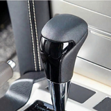 AutoBizarre Car Styling Faux Leather Carbon Fiber Finish Gear Shift Knob with Different Size adaptors for All Automatic Transmission Cars