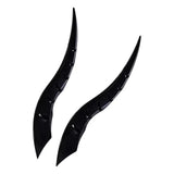AutoBizarre 2 Pcs Dragon Horn Seeng Shaped Car Roof Decal Creative Devil Horn for Car Exterior Modification & Decoration Universal for all Cars, Bikes, Vans, SUV, etc.