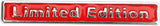 AutoBizarre 3D Raised Small Limited Edition Metal Monogram Emblem Badge Sticker for All Cars & Bikes
