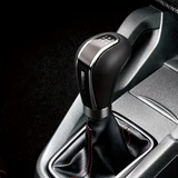 AutoBizarre Chrome and Leather 5 Speed Car MOMO Gear Shift Knob with Adaptors for All Manual Cars