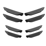 AutoBizarre 8 Pcs Car Front & Rear Bumper Lip Splitter Diffuser Car Exterior Decoration Bumper Knife