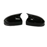 AutoBizarre Batman style ABS Set of 2Pcs Car ORVM Rear View Side Mirror Cover Shell With Light Cut/Slot for Car Styling & Decoration Compatible with Honda City 2015-2020