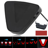 AutoBizarre 12V F1 Style Rear Third Flashing Tail Brake Lights Rear Bumper Pilot Flash Lamp Warning Strobe Stop Safety Light Universal for All Cars, Bikes, SUV, etc