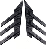 AutoBizarre Car Styling Decorative ABS Car Windshield/Side Fender Vents Air Flow Duct Wings Universal for All Cars