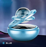 AutoBizarre Metal Body Solar Powered Rotating Solar Crystal Car Air Freshener Accessory for Car Interior Decoration for All Cars