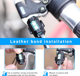 AutoBizarre Anti-Collision Waterproof 7 Color Rechargeable Mini LED Strobe Light Aeroplane Aircraft Drone Warning Flying Signal Safety Strobe Flashing Light for Car Motorcycle Bike Bicycle Drone Helmet