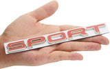 AutoBizarre 3D Raised Metal Sport Monogram Emblem Badge Sticker for All Cars & Bikes