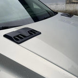 AutoBizarre Car Styling Decorative Air Flow Intake Bonnet Hood Scoop Fender Vents Side Vents Set of 2 Pcs - Universal for All Cars