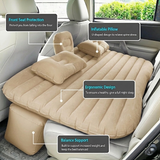 AutoBizarre Car Back Seat Inflatable Air Bed Mattress with Pump & 2 Pillows Portable Car Bed for Kids, Adults, Road Trips, Picnic, Camping Universal for Cars, SUVs, Sedan, Minivan, etc.
