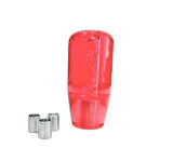AutoBizarre 10cm Car Gear Stick Crystal Transparent Bubble Gear Knob Gear Shifter Handle Knob with 3 Adaptors for All Manual Transmission Cars